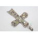 Pendant 925 sterling silver cross pendant natural semi precious gem stone C 188
